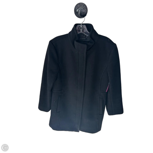 Coat Peacoat By Talbots In Black, Size: L
