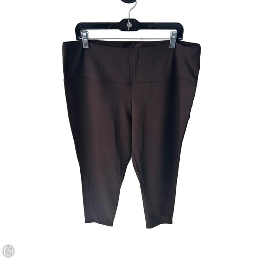Pants Leggings By Jones New York In Brown, Size: 20