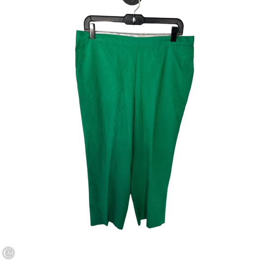 Pants Chinos & Khakis By Alfred Dunner In Green, Size: 16