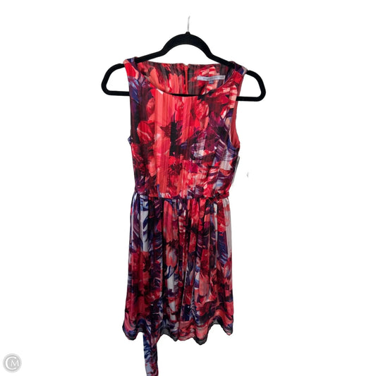 Dress Party Short By Carmen Marc Valvo In Red & White, Size: S