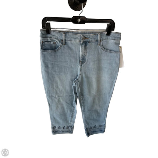 Capris By Chicos In Blue Denim, Size: 8p