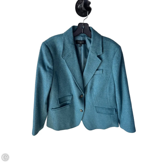Blazer By Talbots In Blue & Green, Size: Xl