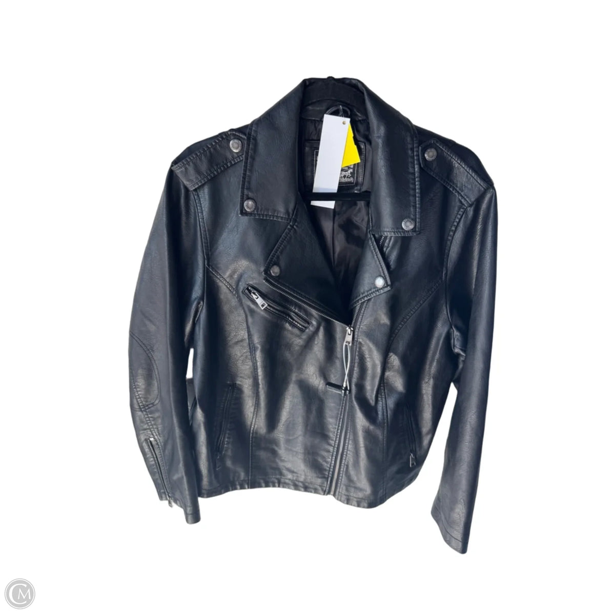 Jacket Moto By Levis In Black, Size: 2x