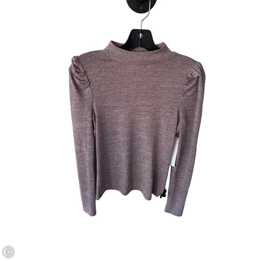 Top Long Sleeve By Dolan Left Coast In Pink & Silver, Size: Xs