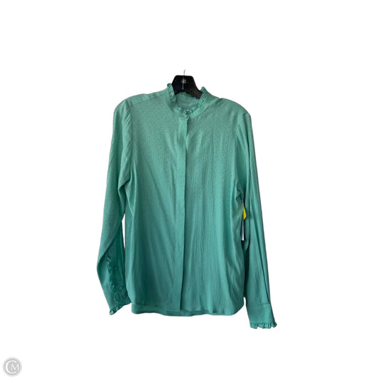 Blouse Long Sleeve By Cma In Green, Size: S