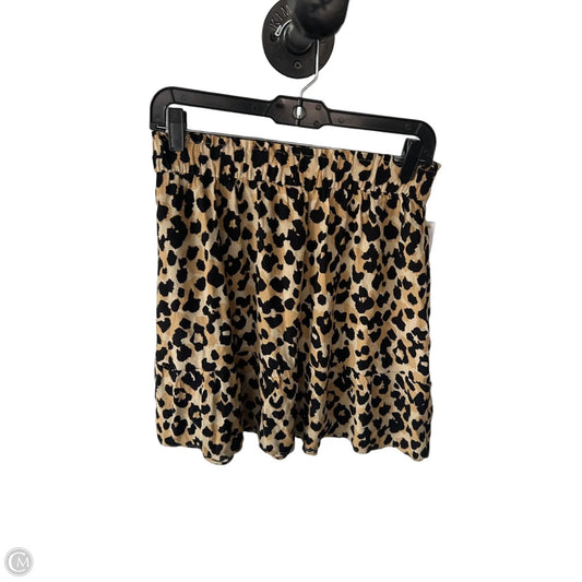 Skirt Mini & Short By Loft In Brown & Tan, Size: Sp