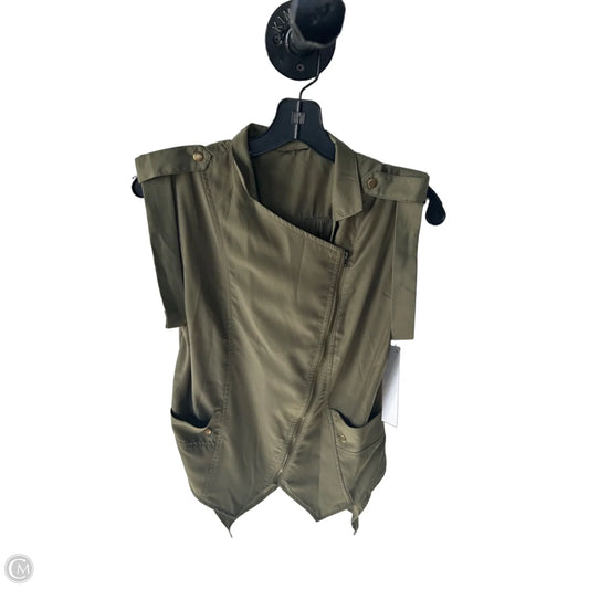 Blouse Sleeveless By Cmc In Green, Size: S