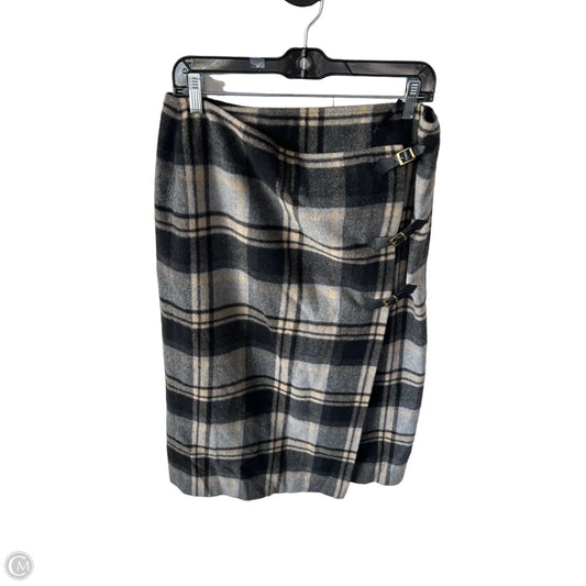 Skirt Midi By Jones New York In Black & Grey, Size: 12