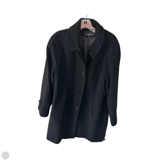 Coat Wool By Jones New York In Black, Size: L
