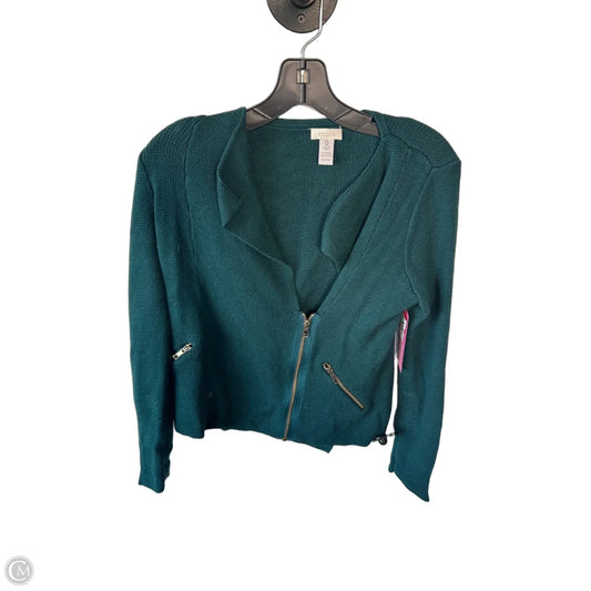 Sweater By Chicos In Green, Size: S