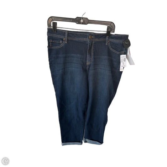 Jeans Boyfriend By Dressbarn In Blue Denim, Size: 14