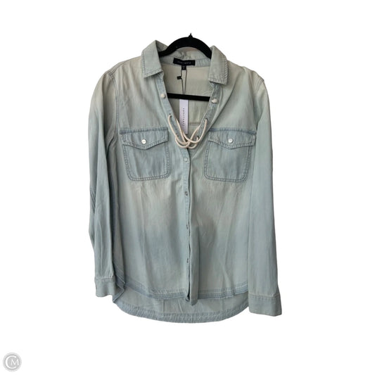 Top Long Sleeve By Sanctuary In Blue Denim, Size: S
