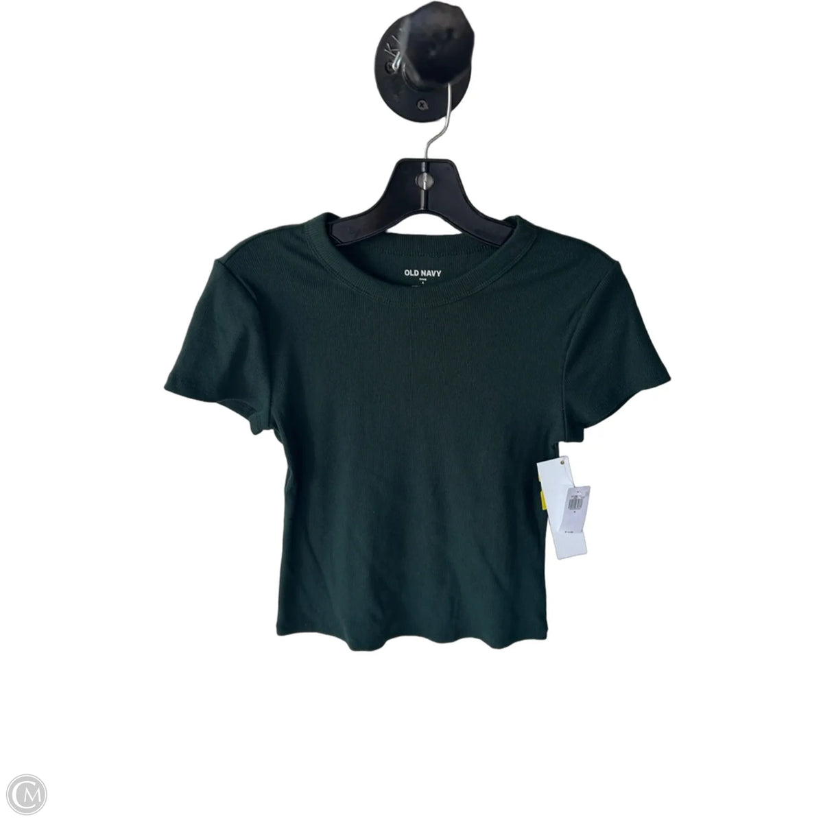 Top Short Sleeve Basic By Old Navy In Green, Size: S