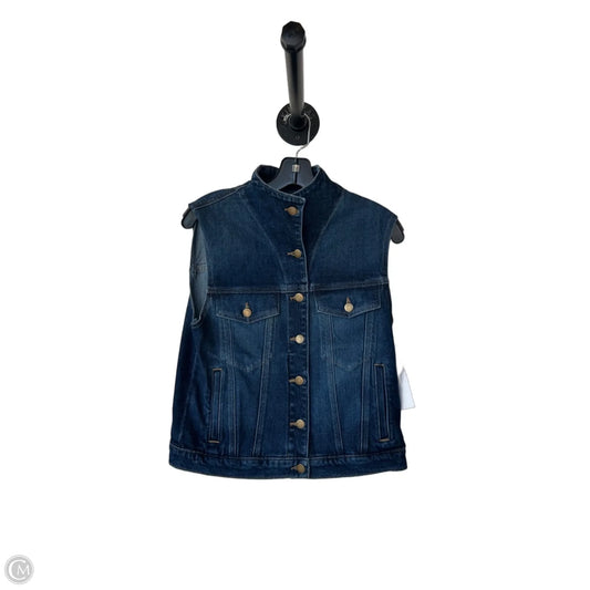 Vest Other By Evereve In Blue Denim, Size: S
