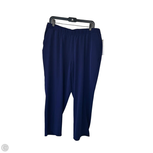 Pants Dress By Susan Graver In Blue, Size: L