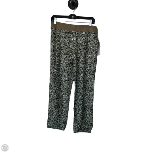 Pants Lounge By Logo In Green & Grey, Size: M