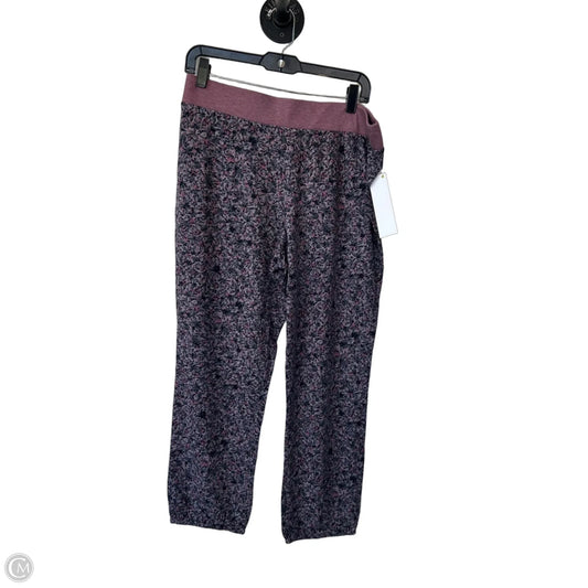 Pants Lounge By Logo In Grey & Purple, Size: M