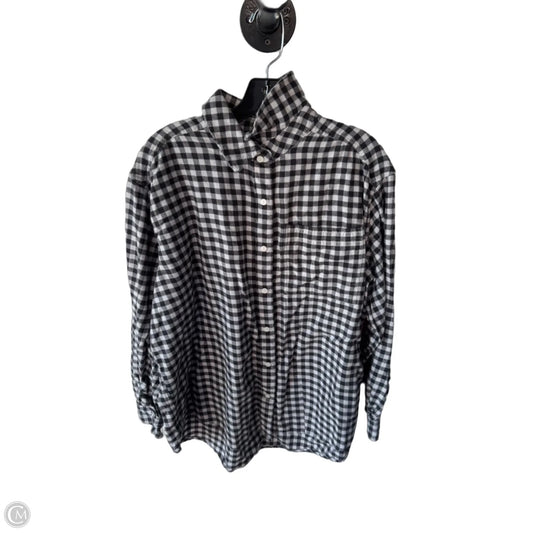 Tunic Long Sleeve By Aerie In Black & White, Size: M