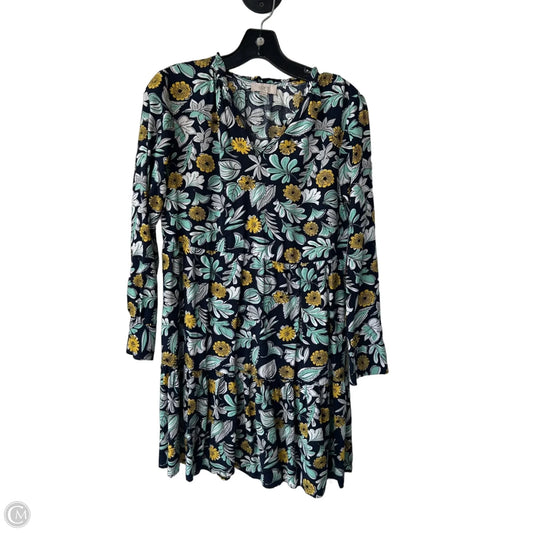 Dress Casual Short By Loft In Blue & Green, Size: Xs