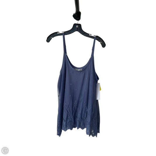 Blouse Sleeveless By America Rag In Blue, Size: L