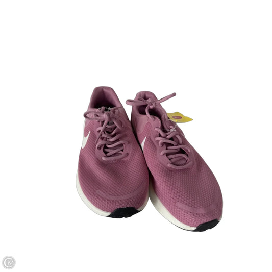 Shoes Athletic By Nike In Pink & White, Size: 9