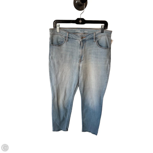 Jeans Straight By Old Navy In Blue Denim, Size: 12