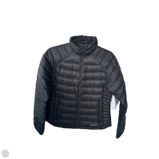 Jacket Puffer & Quilted By Eddie Bauer In Black, Size: Sp