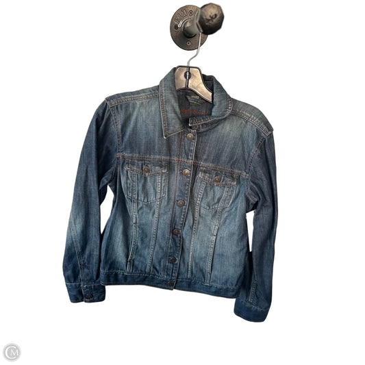 Jacket Denim By Eddie Bauer In Blue Denim, Size: S