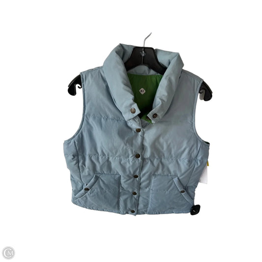 Vest Puffer & Quilted By Ralph Lauren In Blue & Green, Size: S