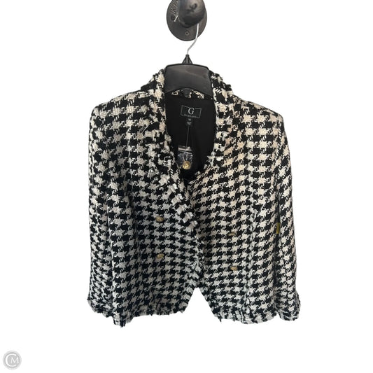 Blazer By G By Giuliana In Black & Cream, Size: Xl