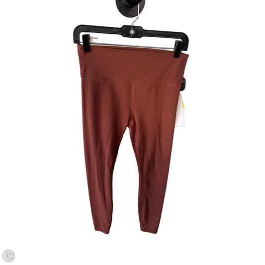 Athletic Leggings By Athleta In Orange, Size: S