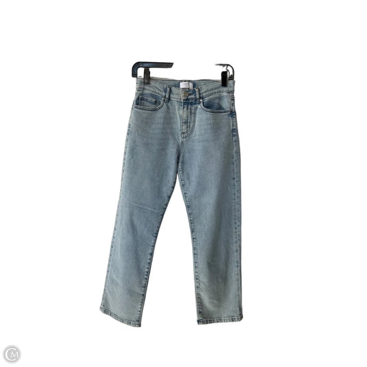 Jeans Straight By Loft In Blue Denim, Size: 0p