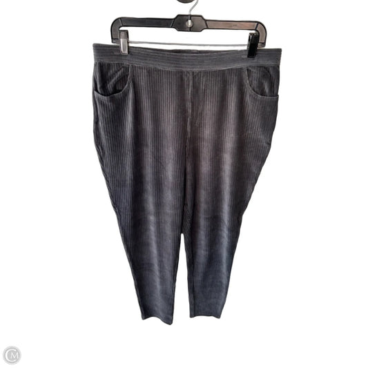 Pants Corduroy By D&co. In Grey, Size: L