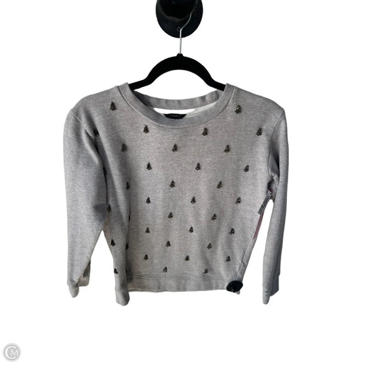 Sweatshirt Crewneck By J. Crew In Grey, Size: Xs