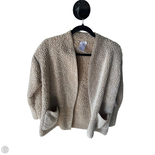 Sweater Cardigan By Secret Treasures In Taupe, Size: S