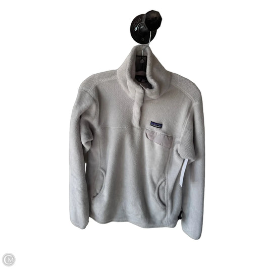 Jacket Fleece By Patagonia In Grey, Size: Large