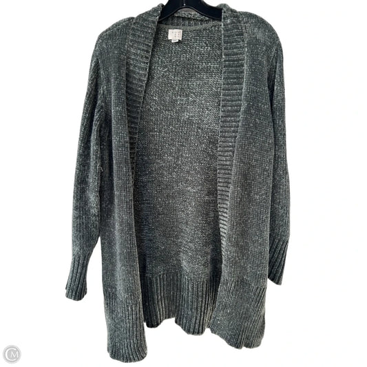 Sweater Cardigan By A New Day In Green, Size: M