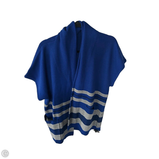 Vest Luxury Designer By St John Collection In Blue & White, Size: M
