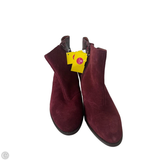 Boots Ankle Heels By Vionic In Red, Size: 9
