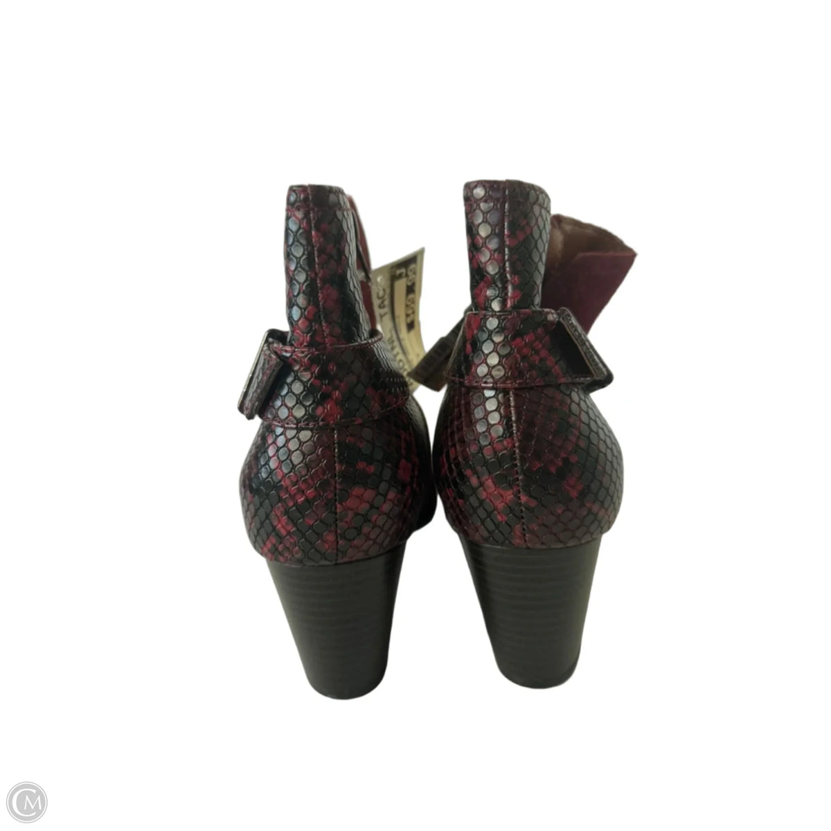 Boots Ankle Heels By Vionic In Red, Size: 9
