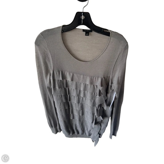 Sweater By Ann Taylor In Grey, Size: M