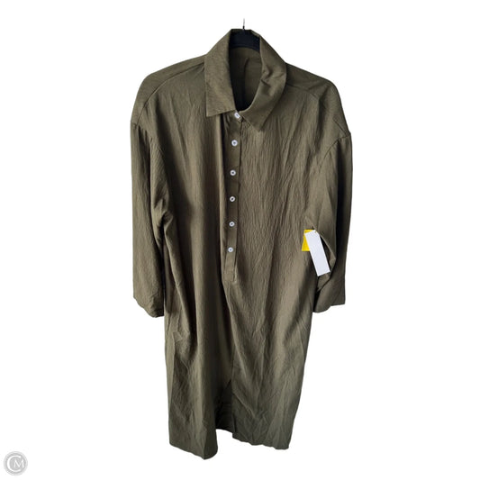 Dress Casual Maxi By Cme In Green, Size: L