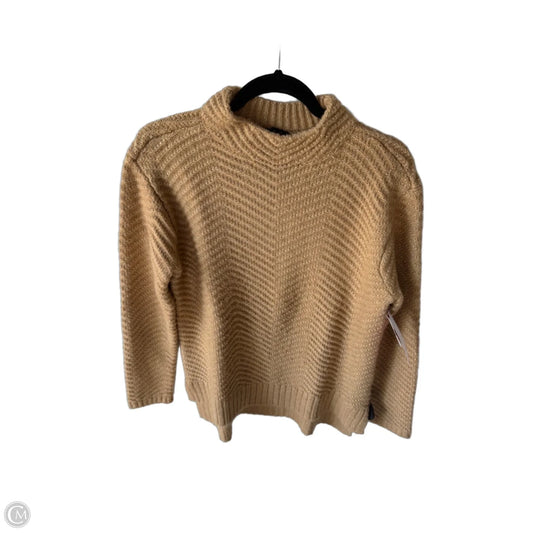 Sweater By Talbots In Gold & Tan, Size: M