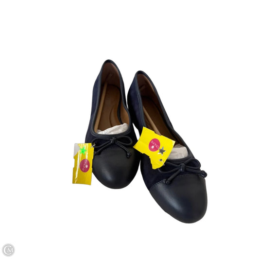 Shoes Flats By Talbots In Navy, Size: 10