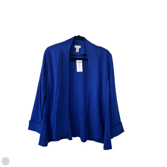 Blazer By Chicos In Blue, Size: L