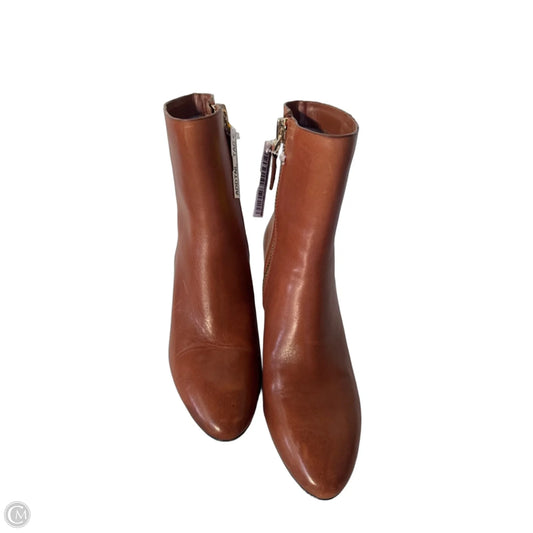 Boots Ankle Heels By Banana Republic In Brown, Size: 6.5