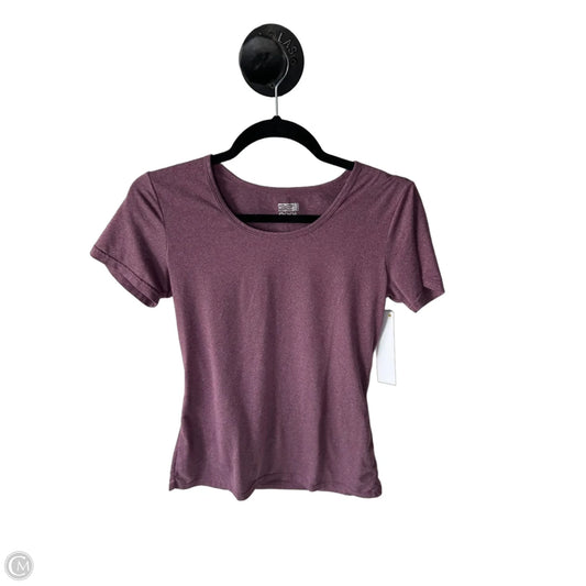 Athletic Top Short Sleeve By 32 Degrees In Purple, Size: S
