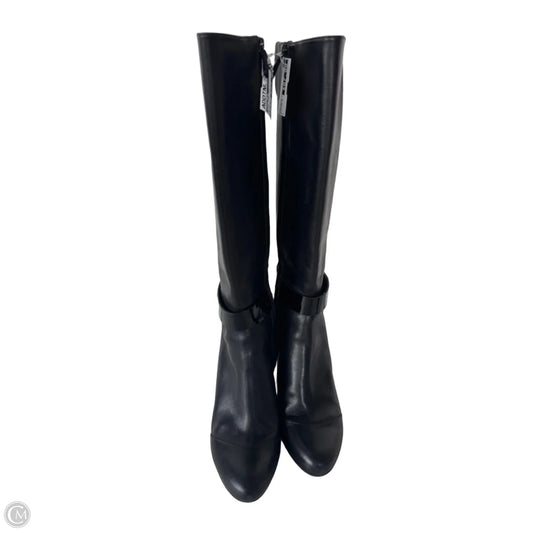 Boots Knee Heels By Cole-haan In Black, Size: 10.5