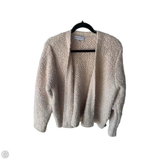 Sweater Cardigan By Cmb In Cream, Size: Xl