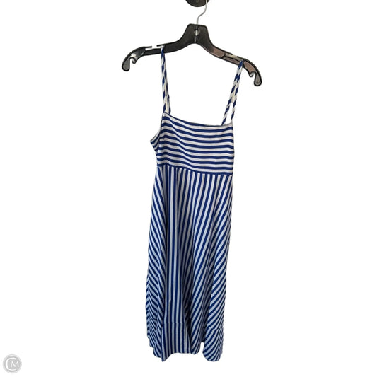 Dress Casual Maxi By Cupshe In Blue & White, Size: M